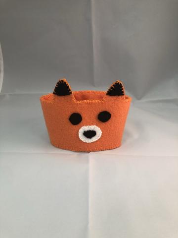 Felt Fox Coffee Cozy