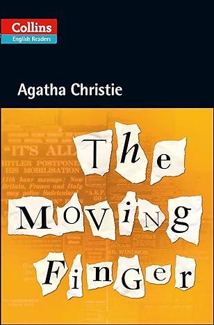 Image of the book cover for "The Moving Finger" by Agatha Christie.