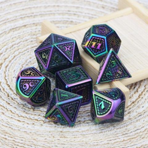 Multiple dice of different shapes