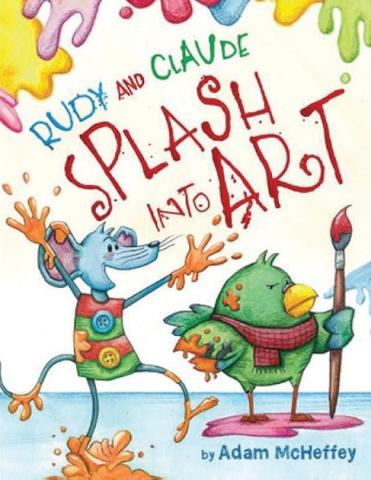 rudy and claude splash into art