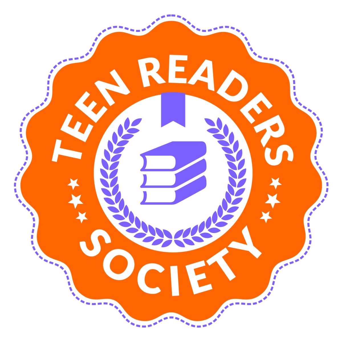 Orange and purple TRS logo