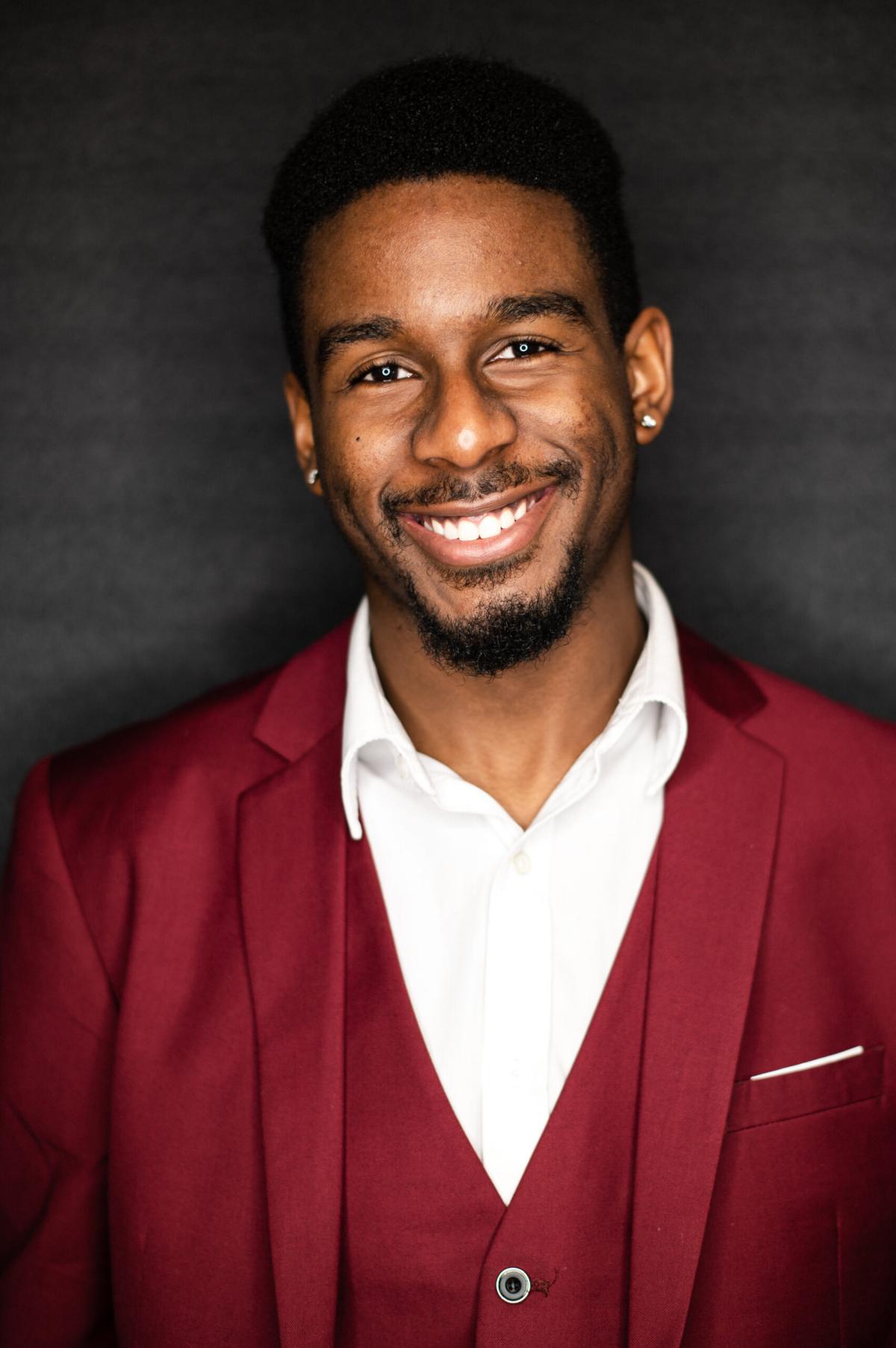 headshot of presenter TréVeon Porchia smiling